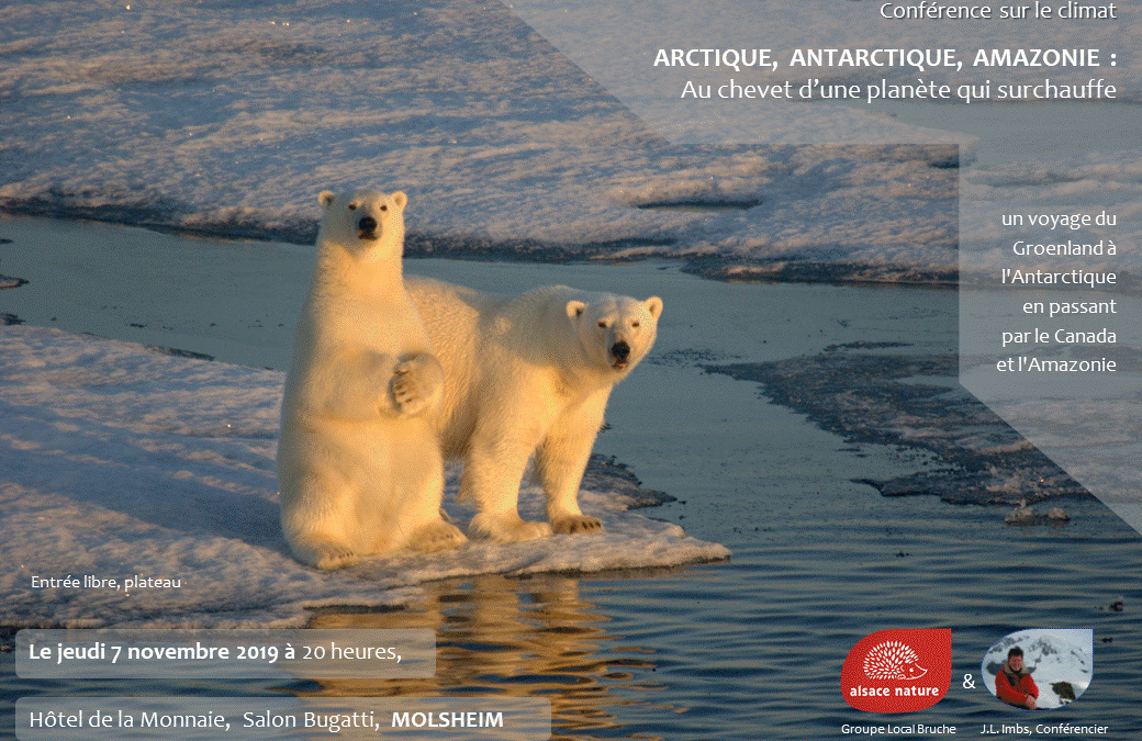 Conférence : Arctique, Antarctique, Amazonie. Au chevet d’une planète qui surchauffe