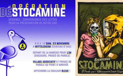 Stocamine : rassemblement 23 nov 2019 à Wittelsheim