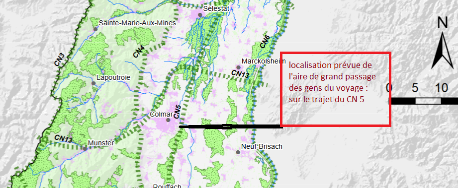 Colmar – l’Aire de Grand Passage validée malgré son impact sur les milieux naturels