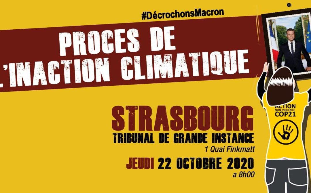 [Mobilisation] Climat : Soutien aux décrocheurs en procès à Strasbourg