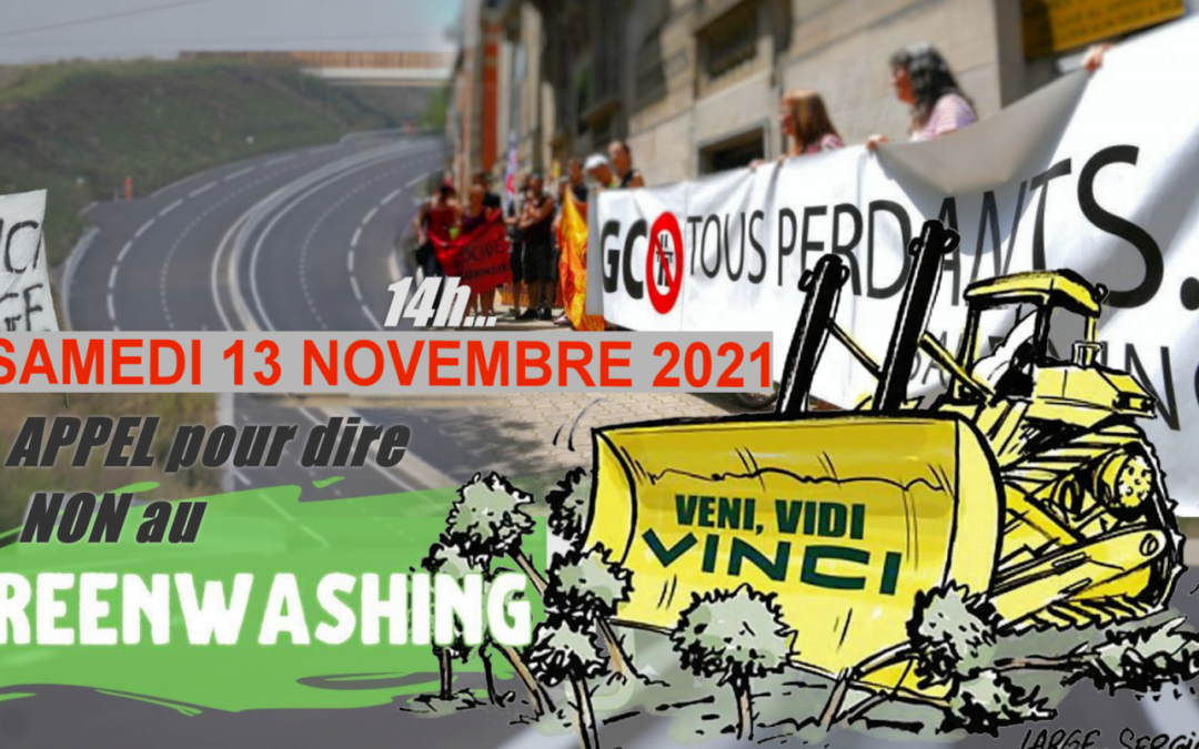[GCO] Appel à rassemblement contre le Greenwashing de Vinci/ARCOS