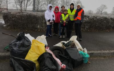 [action citoyenne] premier ramassage de déchets de l’année à Volgelsheim