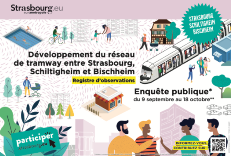 EMS, projet de Tram Nord  : participez à l’enquête publique en cours !